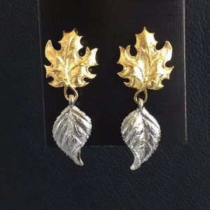 Vintage “AVON” Falling Leaf Earrings